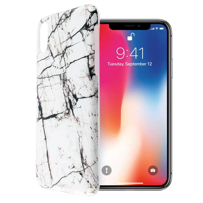 VOLTE-TEL MARBLE ΘΗΚΗ IPHONE XS/X 5.8in TPU WHITE 03