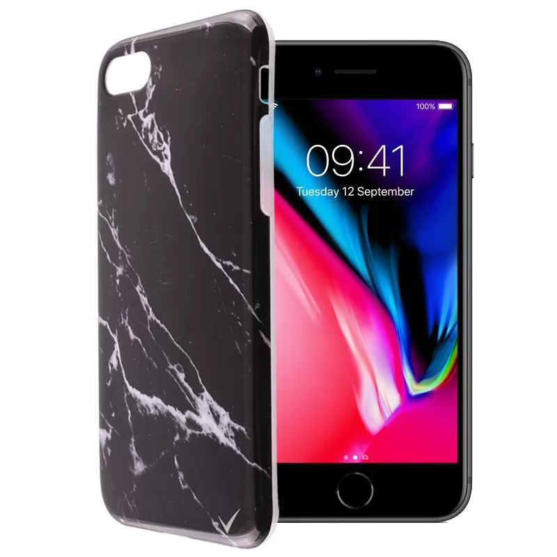 VOLTE-TEL MARBLE ΘΗΚΗ IPHONE SE 2022/IPHONE SE 2020/IPHONE 8/7 4.7in TPU BLACK 08
