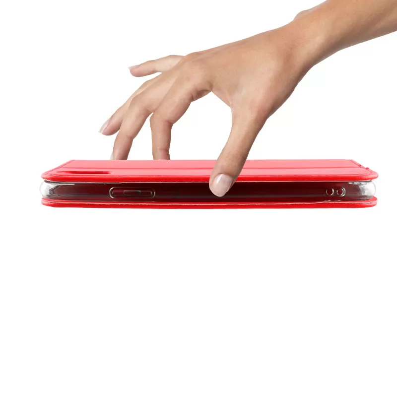 VOLTE-TEL ΘΗΚΗ XIAOMI REDMI GO 5.0" POCKET MAGNET BOOK STAND RED - Image 2