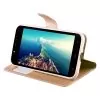 VOLTE-TEL ΘΗΚΗ HUAWEI P9 LITE 2017 5.2" LEATHER GOLD-TPU VIEW BOOK STAND