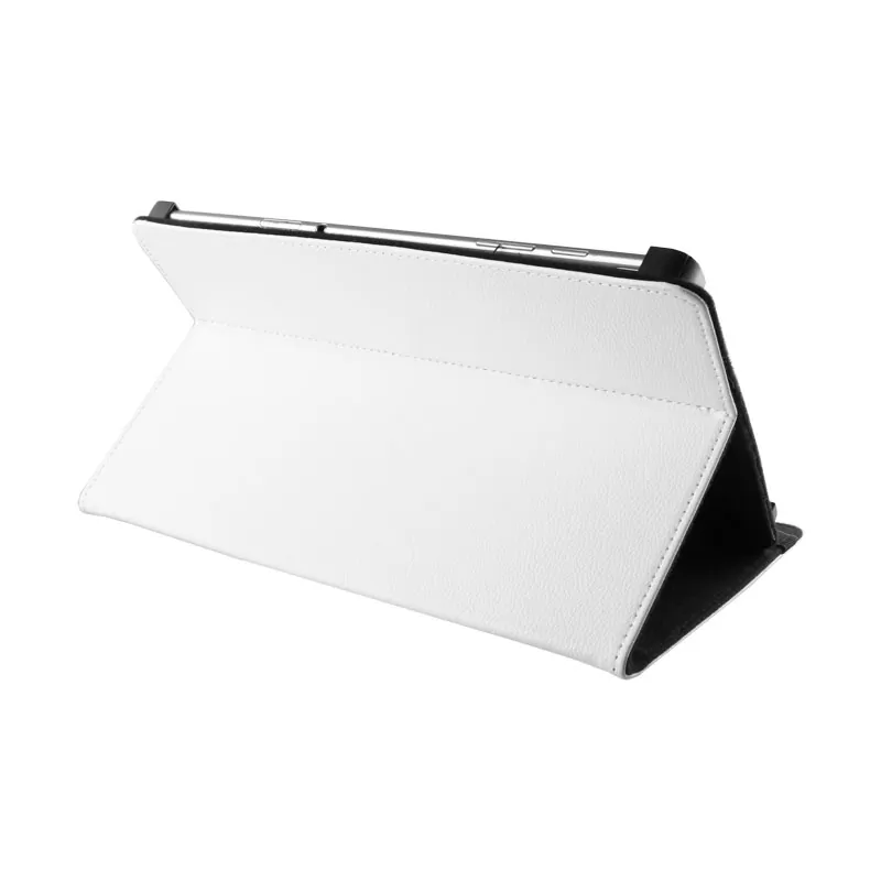 VOLTE-TEL ΘΗΚΗ TABLET 11.2" - 14.6" (34,1cm x 24cm) UNIVERSAL LEATHER BOOK STAND WHITE - Image 3