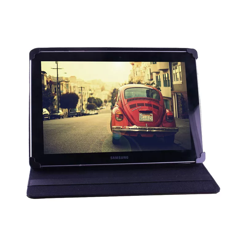 VOLTE-TEL ΘΗΚΗ TABLET 11.2" - 14.6" (34,1cm x 24cm) UNIVERSAL LEATHER BOOK STAND BLACK - Image 2