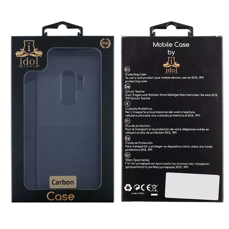 IDOL 1991 CARBON TPU ΘΗΚΗ SAMSUNG S9 G960 5.8in  BLACK - Image 2