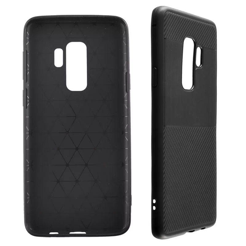 IDOL 1991 CARBON TPU ΘΗΚΗ SAMSUNG S9 PLUS G965 6.2in  BLACK - Image 3