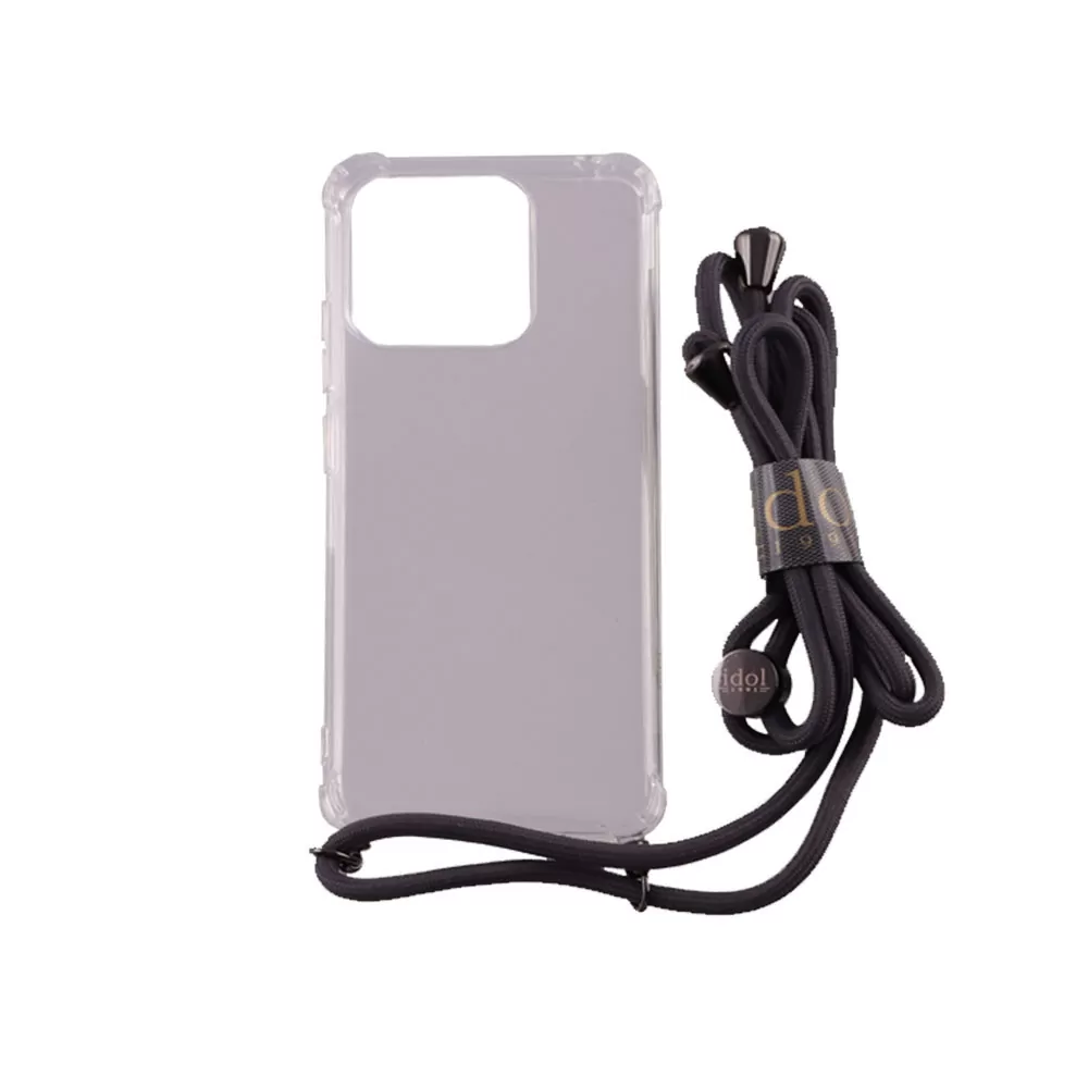 IDOL 1991 ANTISHOCK AIR TPU ΘΗΚΗ XIAOMI POCO C65 6.74in  WITH STRAP FULL CAMERA PROTECTION ΔΙΑΦΑΝΗ - Image 8