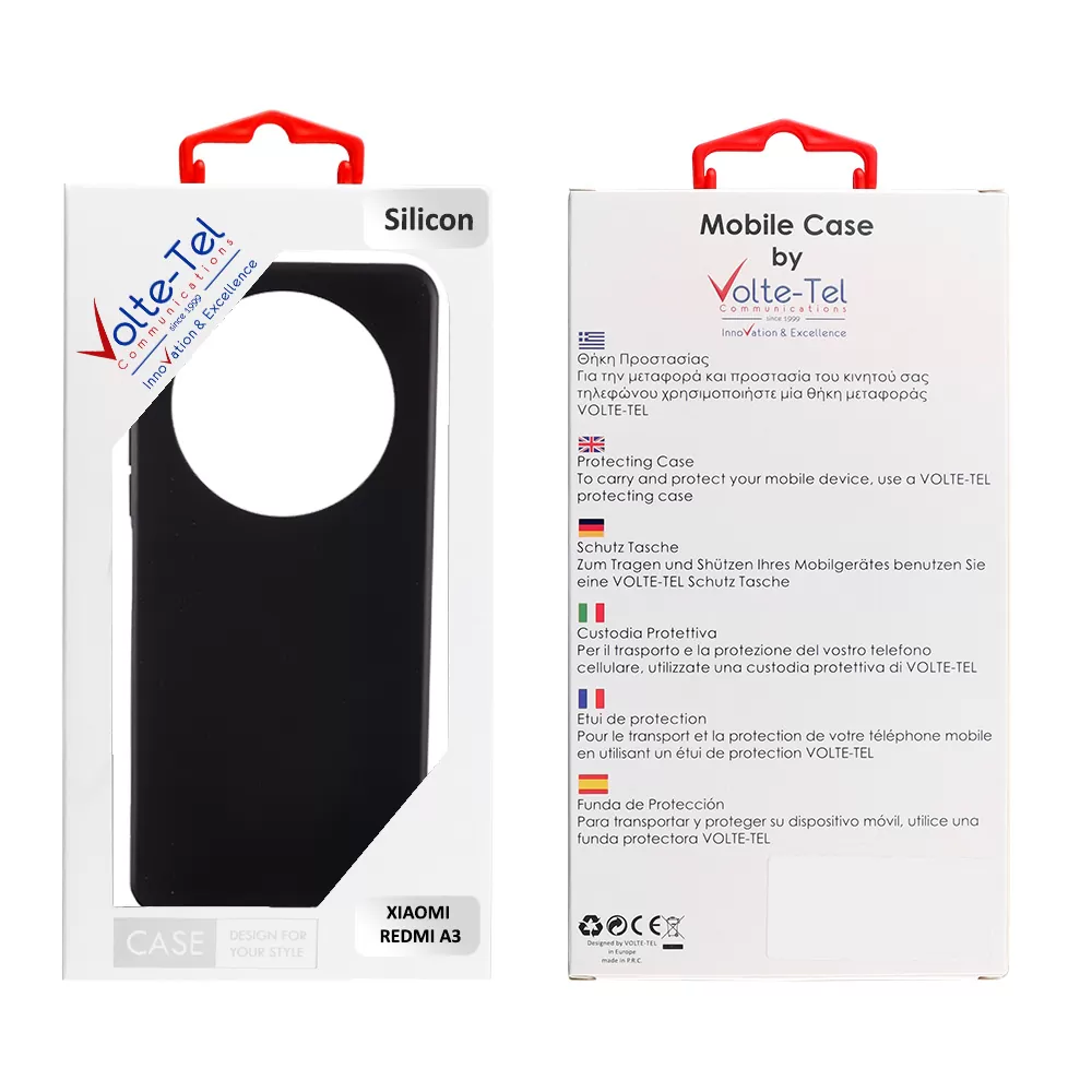 VOLTE-TEL SILICON TPU ΘΗΚΗ XIAOMI REDMI A3 4G/A3X 4G 6.71in  CAMERA GUARD BLACK - Image 2
