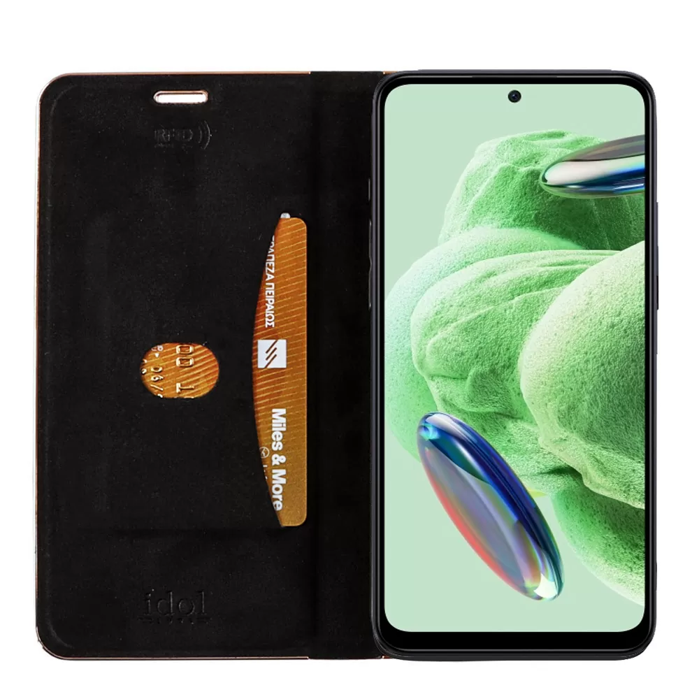 IDOL 1991 ELITE PRO ΘΗΚΗ XIAOMI REDMI NOTE 12 5G 6.67in ANTI-RFID BOOK STAND BLACK - Image 6