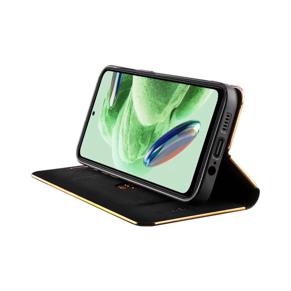 IDOL 1991 ELITE PRO ΘΗΚΗ XIAOMI REDMI NOTE 12 5G 6.67in ANTI-RFID BOOK STAND BLACK - Image 4
