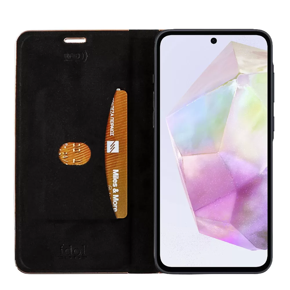 IDOL 1991 ELITE PRO ΘΗΚΗ SAMSUNG A35 5G A356 6.6in  ANTI-RFID BOOK STAND BLACK - Image 6