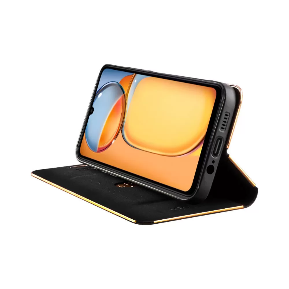 IDOL 1991 ELITE PRO ΘΗΚΗ XIAOMI REDMI 13C 4G/5G 6.74in  ANTI-RFID BOOK STAND BLACK - Image 4