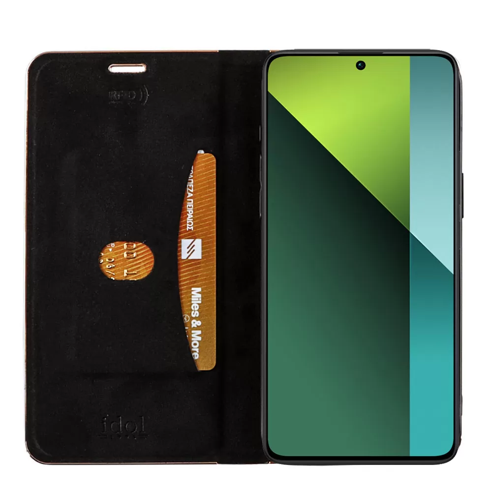 IDOL 1991 ELITE PRO ΘΗΚΗ XIAOMI REDMI NOTE 13 PRO 5G 6.67in  ANTI-RFID BOOK STAND BLACK - Image 6