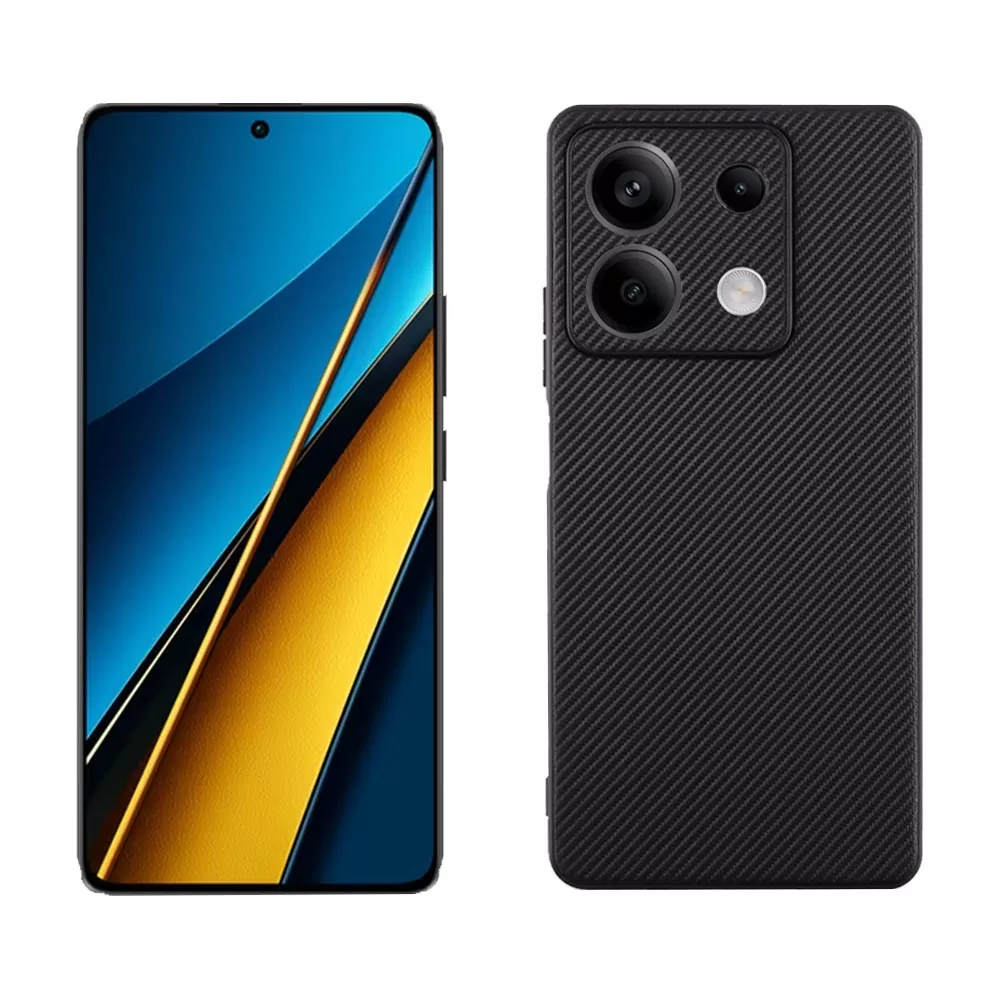 VOLTE-TEL CARBON LIFT ΘΗΚΗ XIAOMI POCO X6 5G 6.67in  FULL CAMERA PROTECTION BLACK - Image 5