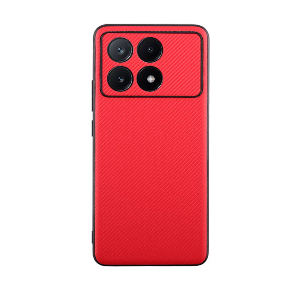 VOLTE-TEL CARBON LIFT ΘΗΚΗ XIAOMI POCO X6 PRO 5G 6.67in  FULL CAMERA PROTECTION RED - Image 6