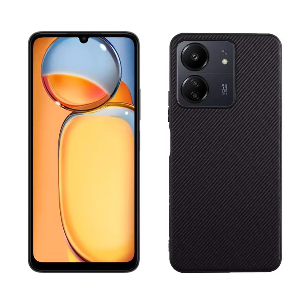 VOLTE-TEL CARBON LIFT ΘΗΚΗ XIAOMI REDMI 13C 4G/5G 6.74in  CAMERA GUARD PROTECTION BLACK - Image 5