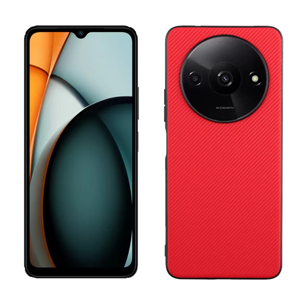 VOLTE-TEL CARBON LIFT ΘΗΚΗ XIAOMI REDMI A3 4G/A3X 4G 6.71in  CAMERA GUARD PROTECTION RED - Image 5