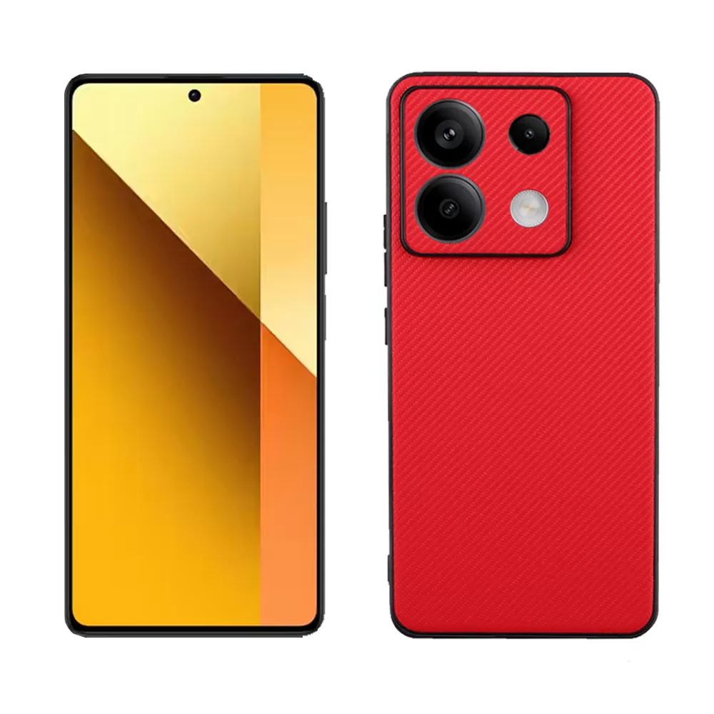 VOLTE-TEL CARBON LIFT ΘΗΚΗ XIAOMI REDMI NOTE 13 5G 6.67in  FULL CAMERA PROTECTION RED - Image 5