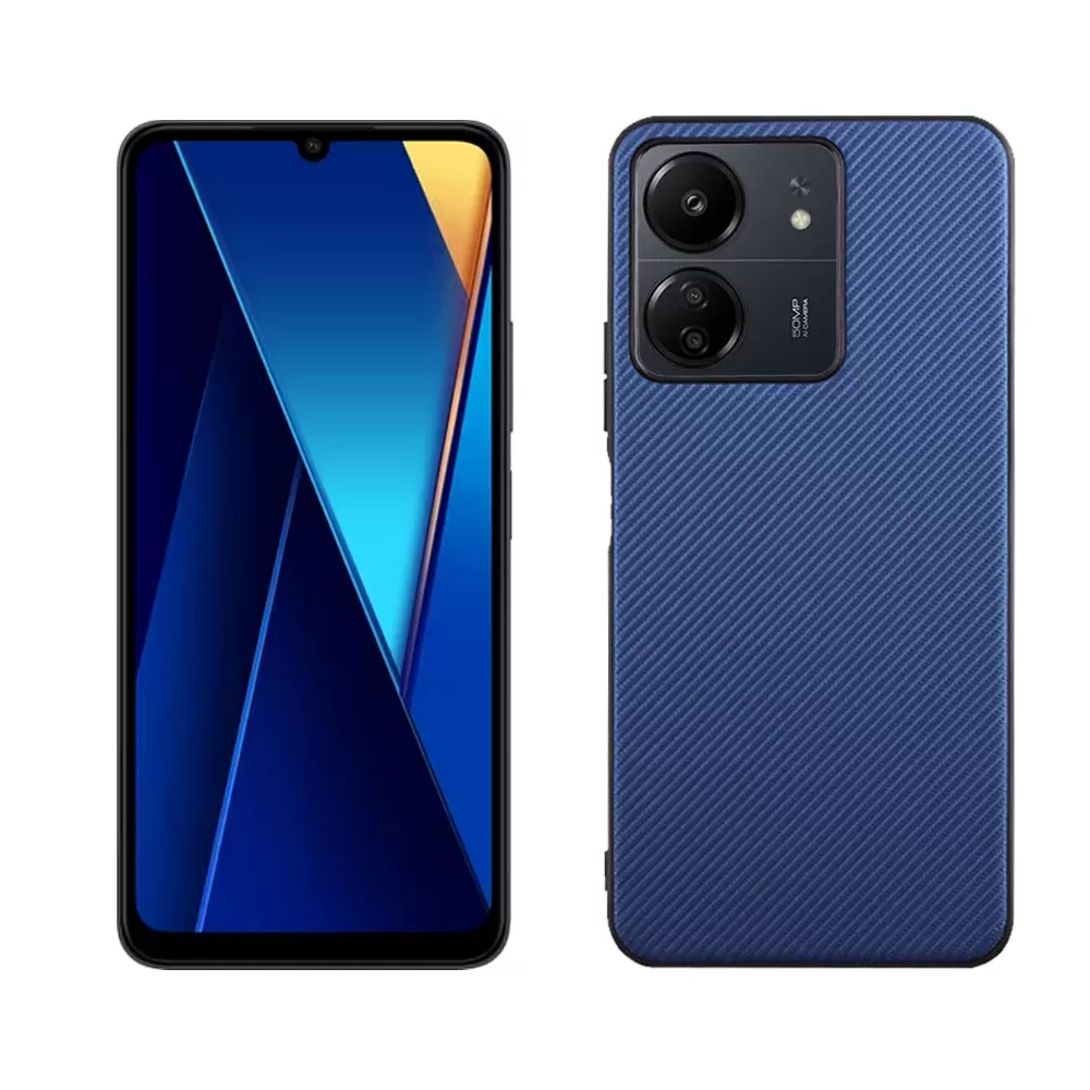 VOLTE-TEL CARBON LIFT ΘΗΚΗ XIAOMI POCO C65/ POCO M6 5G 6.74in  CAMERA GUARD PROTECTION BLUE - Image 5