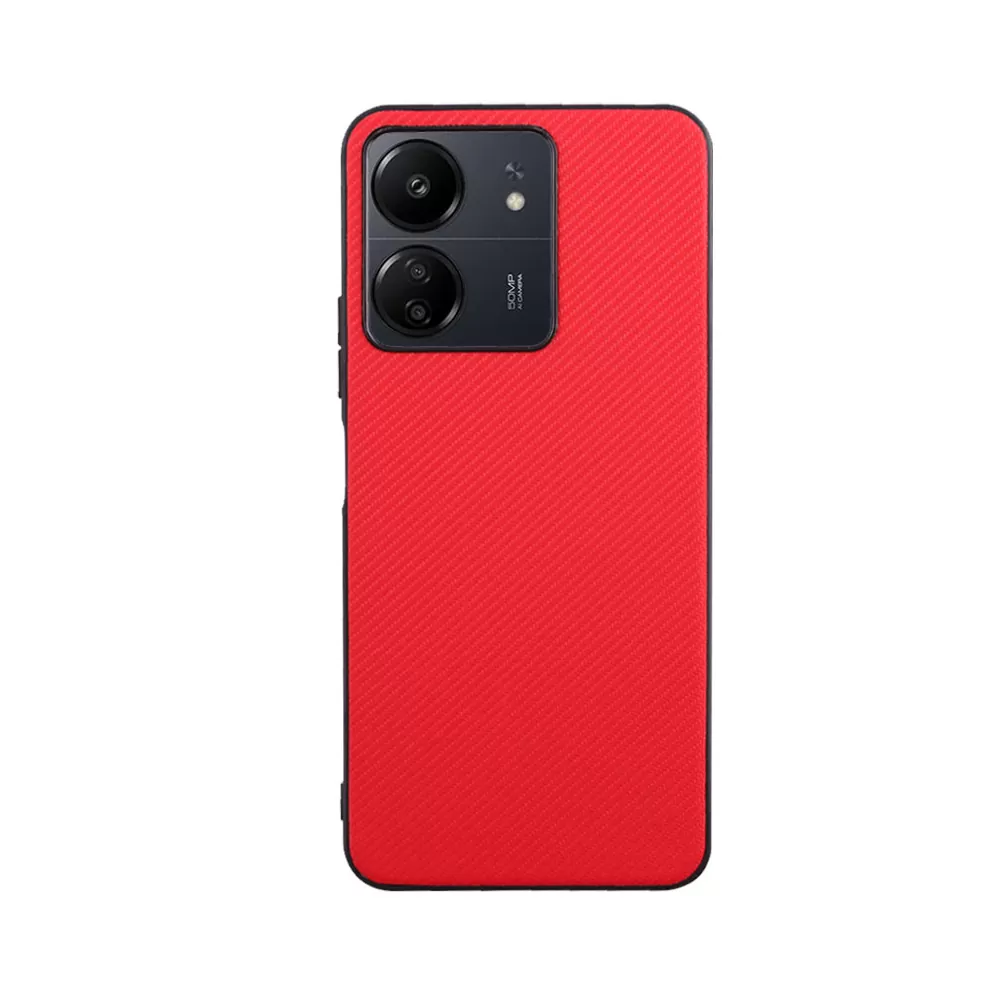 VOLTE-TEL CARBON LIFT ΘΗΚΗ XIAOMI POCO C65/ POCO M6 5G 6.74in  CAMERA GUARD PROTECTION RED - Image 6