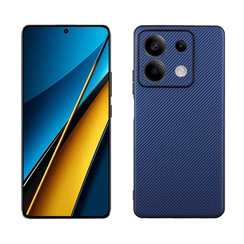 VOLTE-TEL CARBON LIFT ΘΗΚΗ XIAOMI POCO X6 5G 6.67in  FULL CAMERA PROTECTION BLUE - Image 5