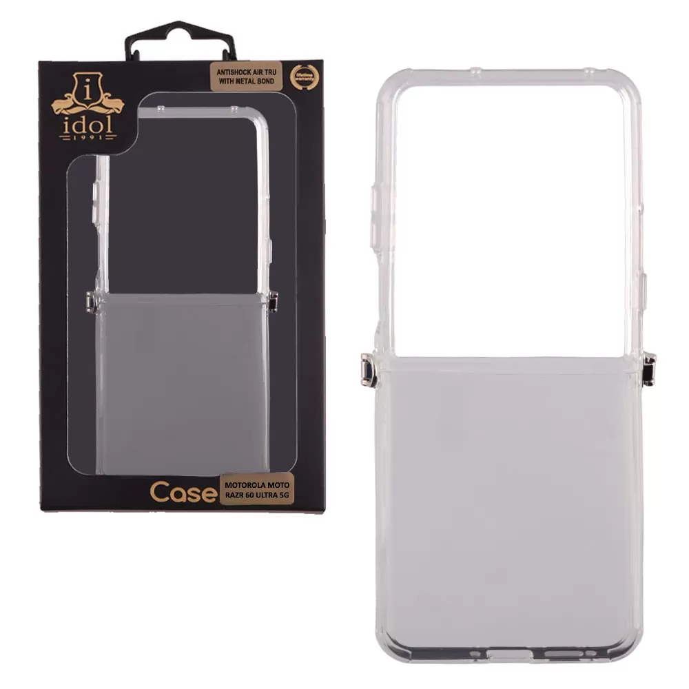 IDOL 1991 ANTISHOCK AIR TPU ΘΗΚΗ MOTOROLA MOTO RAZR 60 ULTRA 5G 7.0in  WITH METAL BOND CAMERA GUARD ΔΙΑΦΑΝΗ - Image 2
