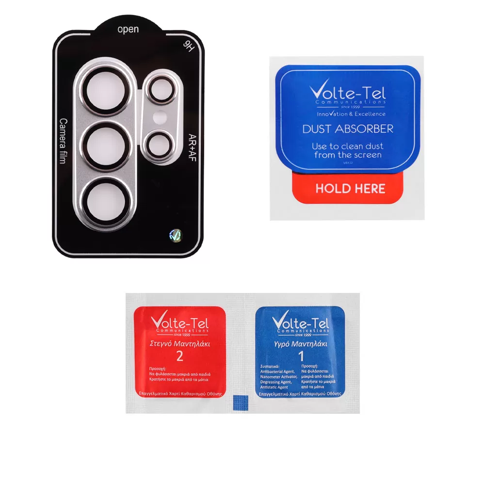 VOLTE-TEL CAMERA GLASS COVER SAMSUNG S26 ULTRA 5G 6.9in 9H 0.30MM 3D AR ALUMINIUM-ELECTROPLATING FRAME SILVER - Image 3