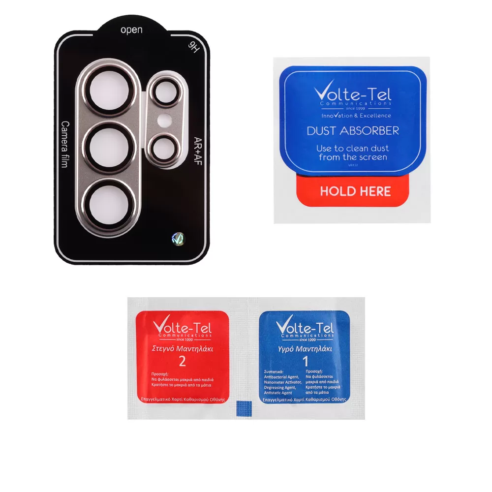 VOLTE-TEL CAMERA GLASS COVER SAMSUNG S26 ULTRA 5G 6.9in 9H 0.30MM 3D AR ALUMINIUM-ELECTROPLATING FRAME GREY - Image 3