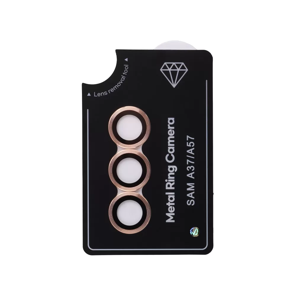 VOLTE-TEL CAMERA GLASS COVER SAMSUNG A37 5G/A57 5G 6.7in 9H 0.30MM EASY APPLICATION GOLD - Image 4