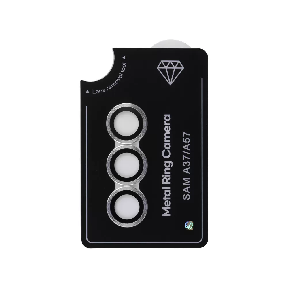 VOLTE-TEL CAMERA GLASS COVER SAMSUNG A37 5G/A57 5G 6.7in 9H 0.30MM EASY APPLICATION SILVER - Image 4