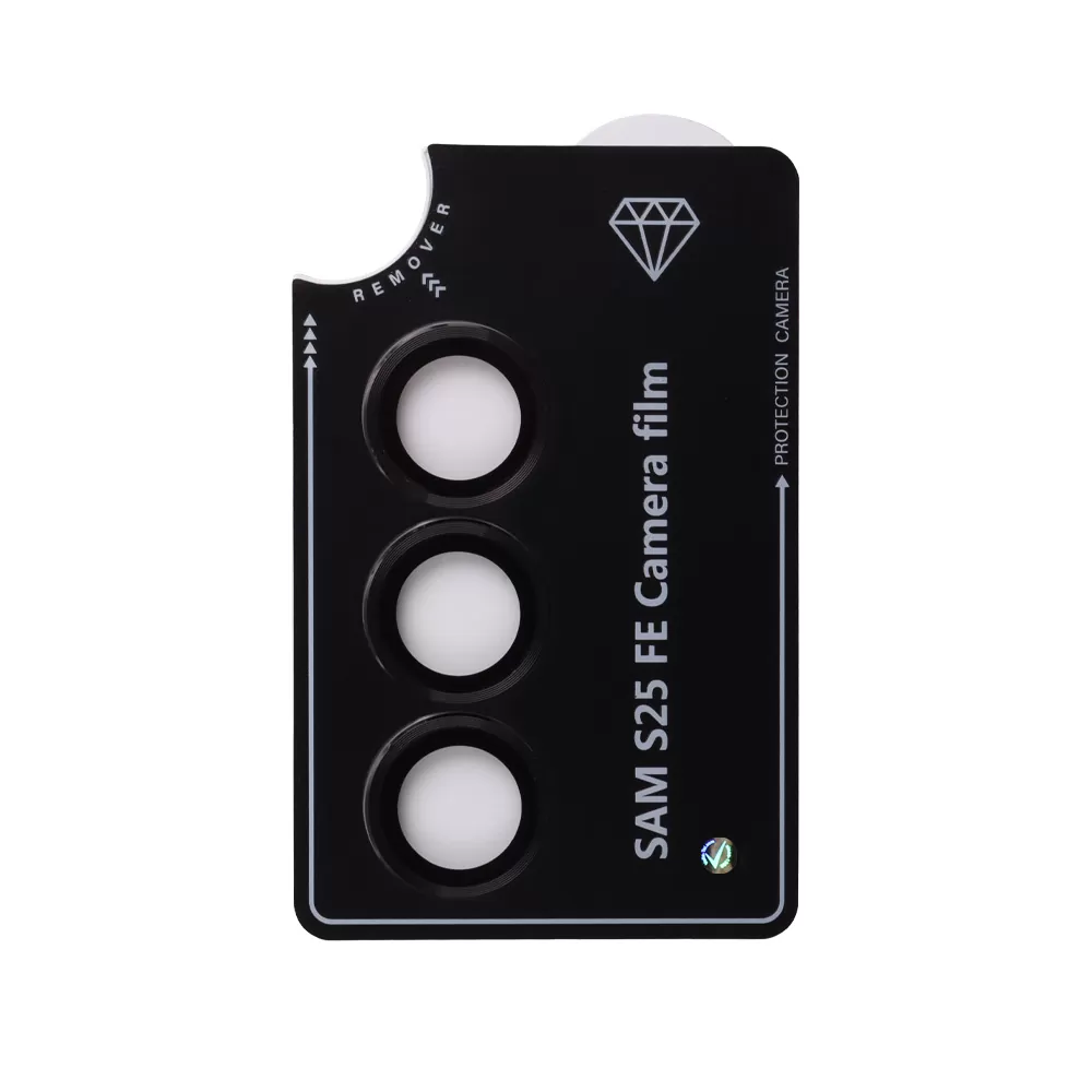 VOLTE-TEL CAMERA GLASS COVER SAMSUNG S25 FE 5G S731 6.7in 9H 0.30MM EASY APPLICATION BLACK - Image 4