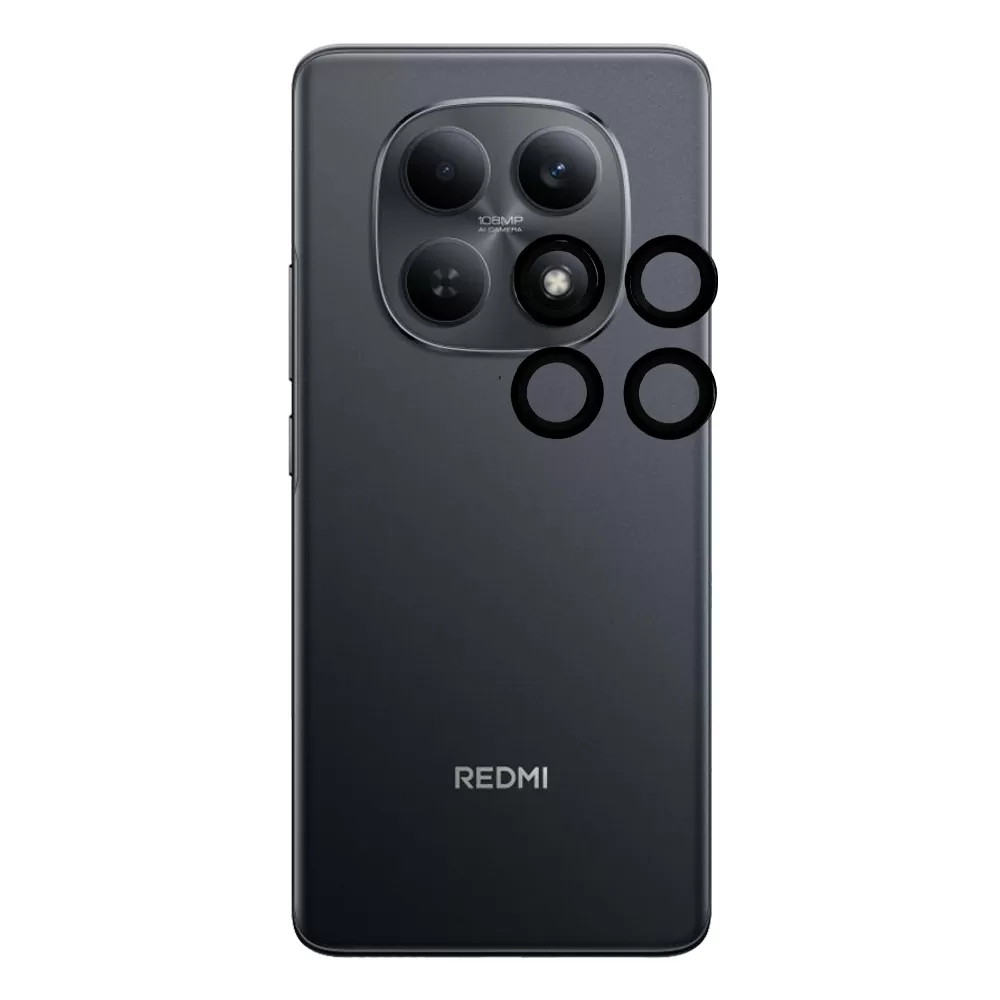 VOLTE-TEL CAMERA GLASS COVER XIAOMI REDMI NOTE 15 4G 6.77in 9H 0.30MM EASY APPLICATION BLACK - Image 5