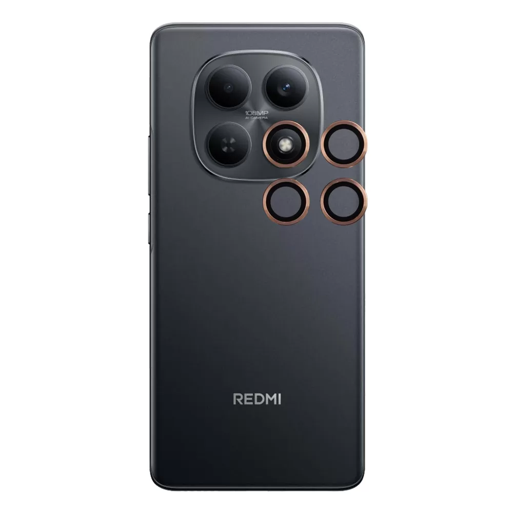 VOLTE-TEL CAMERA GLASS COVER XIAOMI REDMI NOTE 15 4G 6.77in 9H 0.30MM EASY APPLICATION GOLD - Image 5