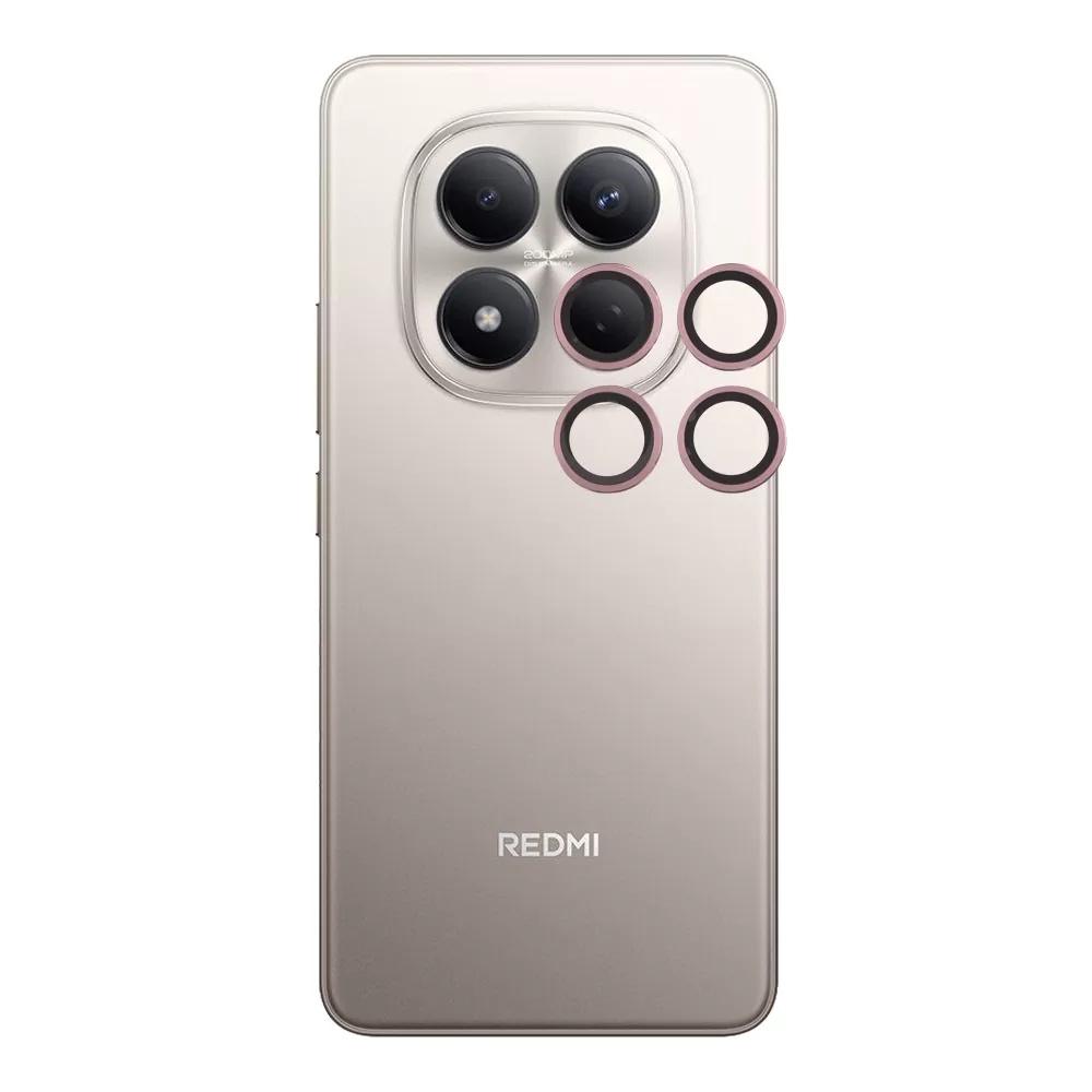 VOLTE-TEL CAMERA GLASS COVER XIAOMI REDMI NOTE 15 PRO 4G 6.77in 9H 0.30MM EASY APPLICATION PINK - Image 5