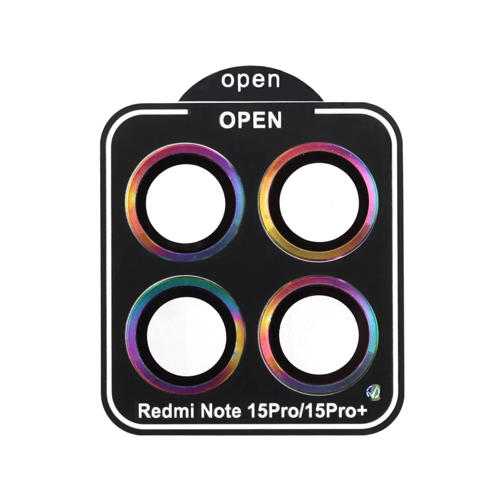 VOLTE-TEL CAMERA GLASS COVER XIAOMI REDMI NOTE 15 PRO 5G 6.77in 9H 0.30MM EASY APPLICATION RAINBOW - Image 4