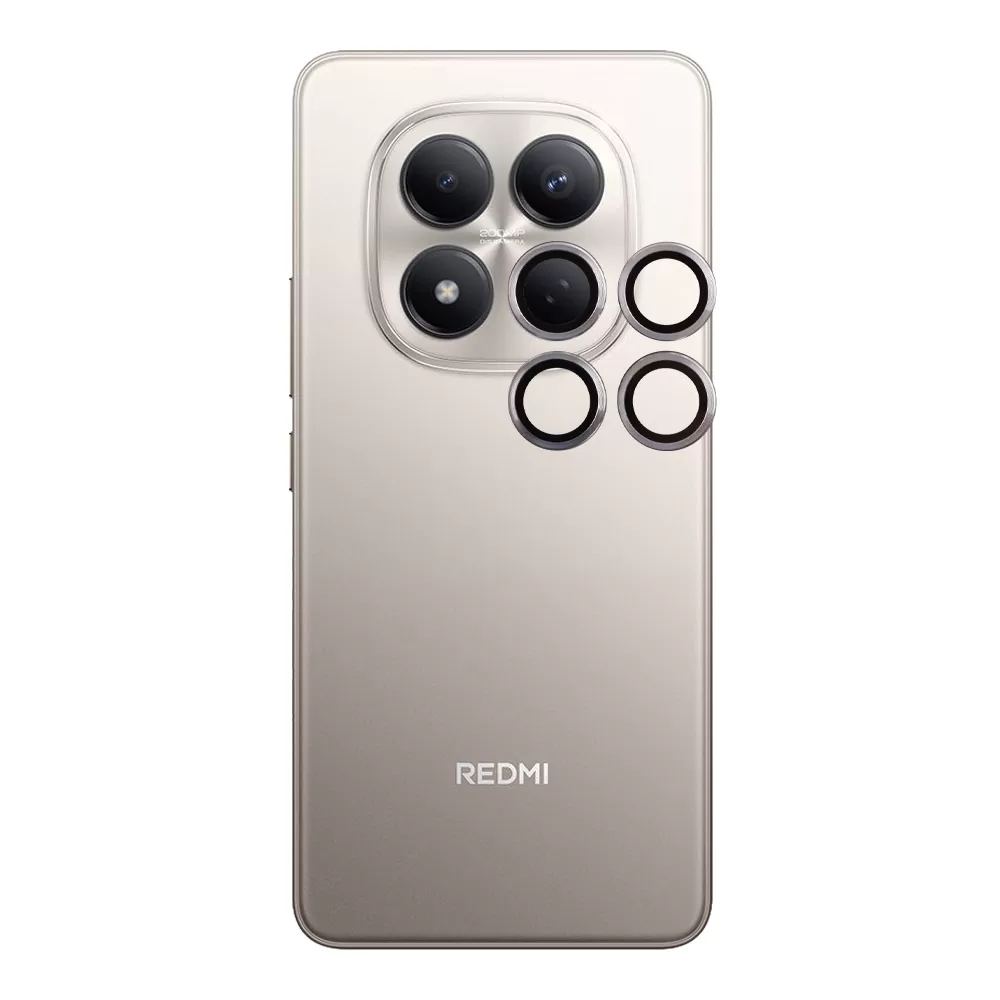 VOLTE-TEL CAMERA GLASS COVER XIAOMI REDMI NOTE 15 PRO 5G 6.77in 9H 0.30MM EASY APPLICATION SILVER - Image 5