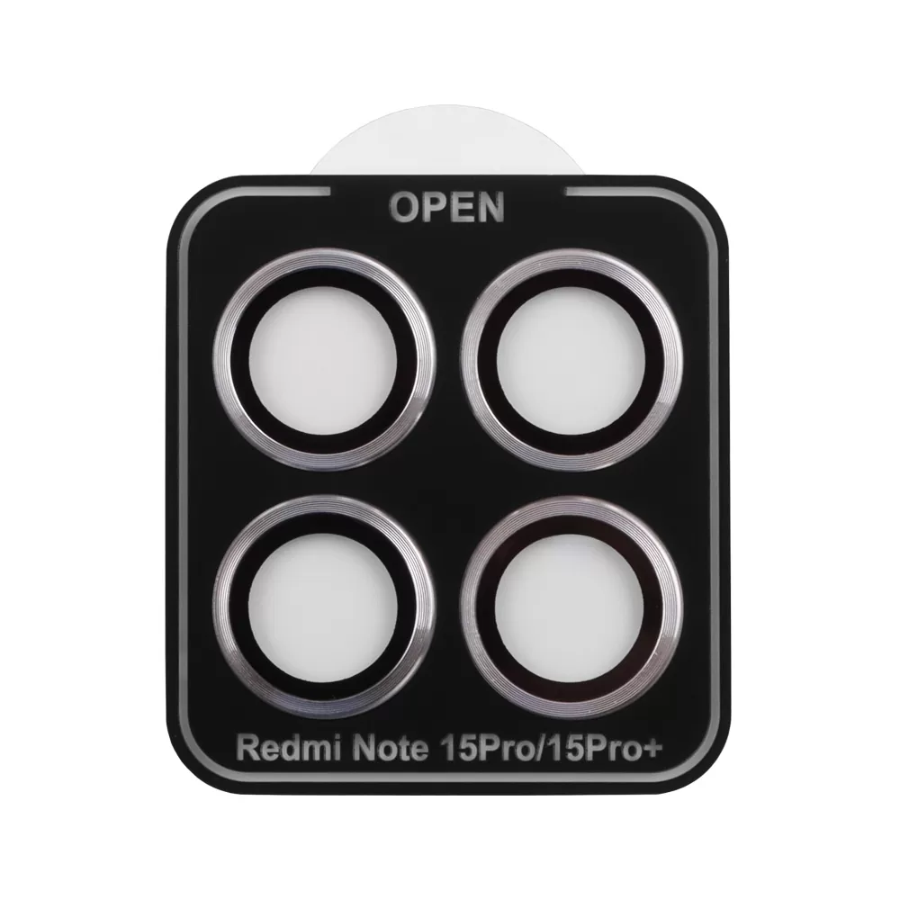 VOLTE-TEL CAMERA GLASS COVER XIAOMI REDMI NOTE 15 PRO 5G 6.77in 9H 0.30MM EASY APPLICATION SILVER - Image 4