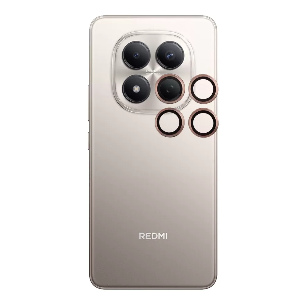 VOLTE-TEL CAMERA GLASS COVER XIAOMI REDMI NOTE 15 PRO 5G 6.77in 9H 0.30MM EASY APPLICATION GOLD - Image 5
