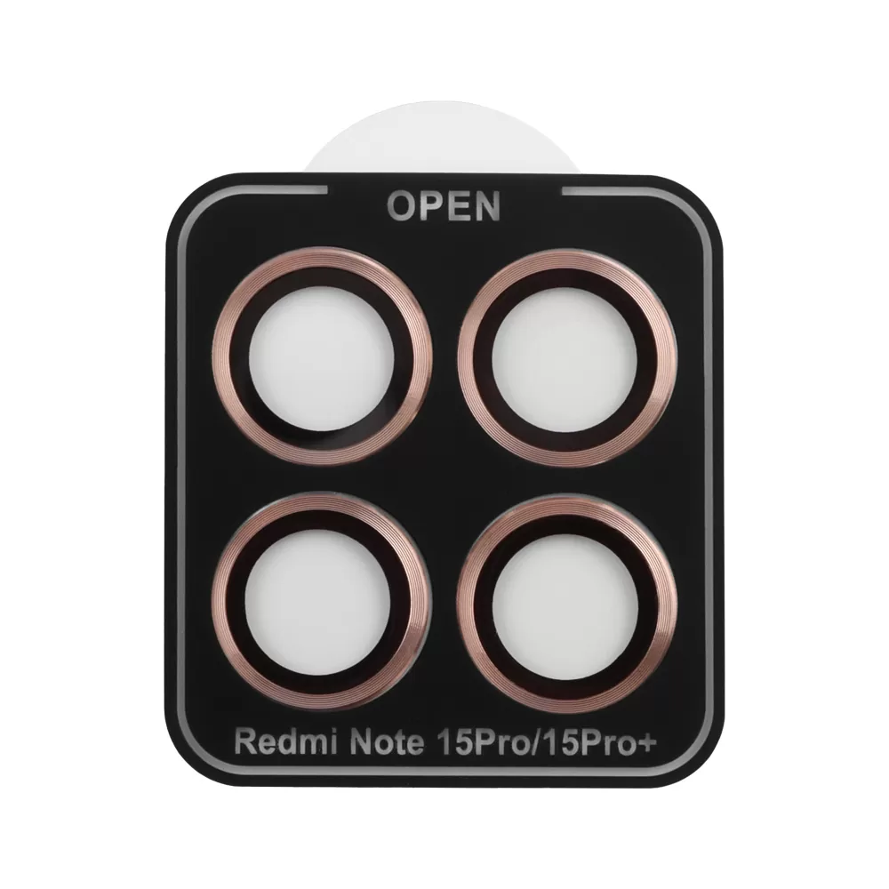 VOLTE-TEL CAMERA GLASS COVER XIAOMI REDMI NOTE 15 PRO 5G 6.77in 9H 0.30MM EASY APPLICATION GOLD - Image 4