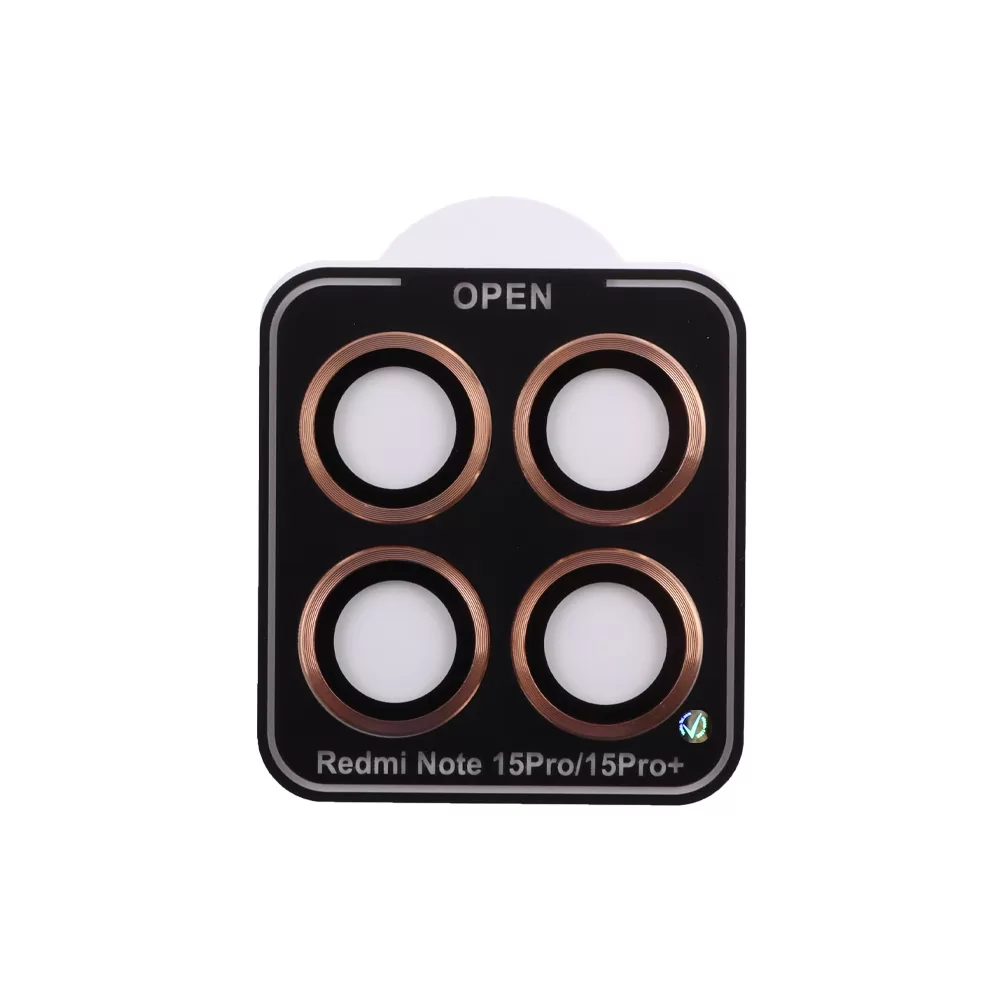 VOLTE-TEL CAMERA GLASS COVER XIAOMI REDMI NOTE 15 PRO/NOTE 15 PRO PLUS/ POCO M8 PRO 5G 6.83in 9H 0.30MM EASY APPLICATION GOLD - Image 4