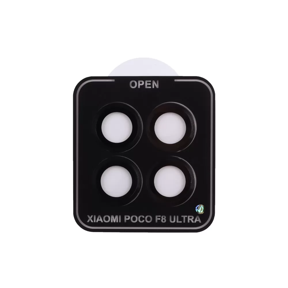 VOLTE-TEL CAMERA GLASS COVER XIAOMI POCO F8 ULTRA 5G 6.9in 9H 0.30MM EASY APPLICATION BLACK - Image 4
