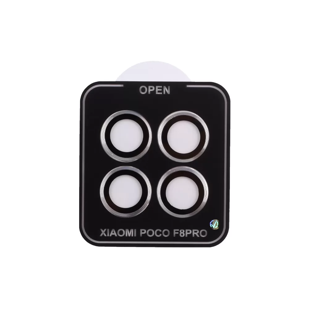 VOLTE-TEL CAMERA GLASS COVER XIAOMI POCO F8 PRO 6.59in 9H 0.30MM EASY APPLICATION SILVER - Image 4