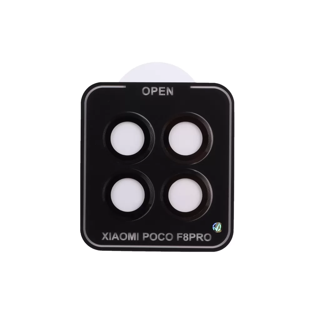 VOLTE-TEL CAMERA GLASS COVER XIAOMI POCO F8 PRO 6.59in 9H 0.30MM EASY APPLICATION BLACK - Image 4
