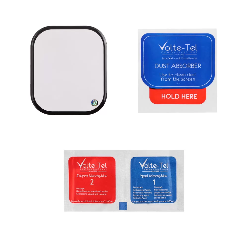 VOLTE-TEL PLEXI TEMPERED GLASS XIAOMI REDMI WATCH 6 2.1in 3D EDGE 0.30mm FULL GLUE FULL COVER BLACK - Image 3