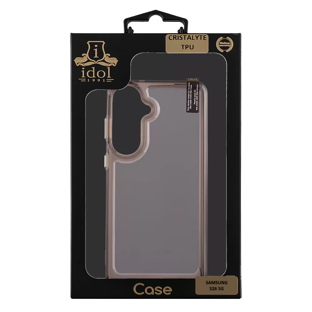 IDOL 1991 CRISTALYTE TPU ΘΗΚΗ SAMSUNG S26 5G 6.3in  CAMERA GUARD ΔΙΑΦΑΝΗ ΓΚΡΙ - Image 2