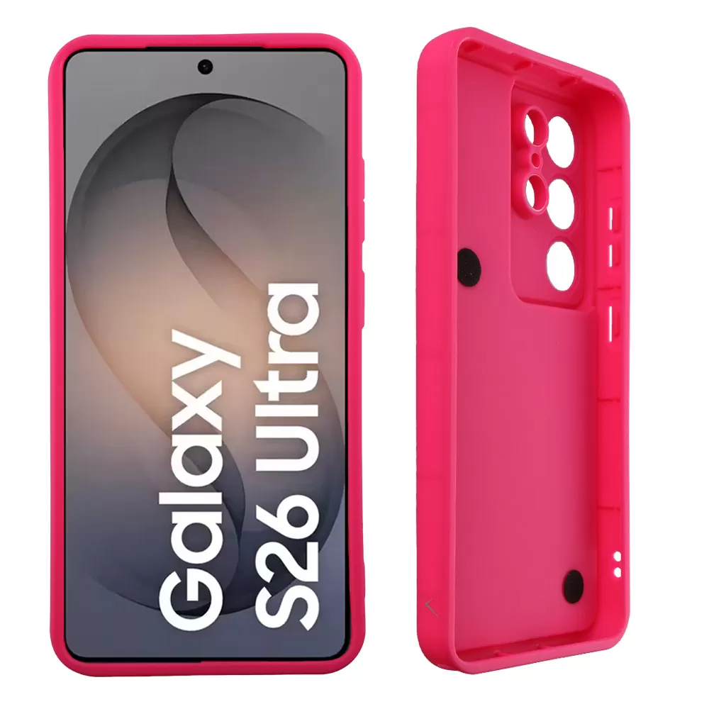 VOLTE-TEL SILICON TPU WITH STRAP ΘΗΚΗ SAMSUNG S26 ULTRA 5G 6.9in  FULL CAMERA PROTECTION PINK WITH PINK HEARTS - Image 4