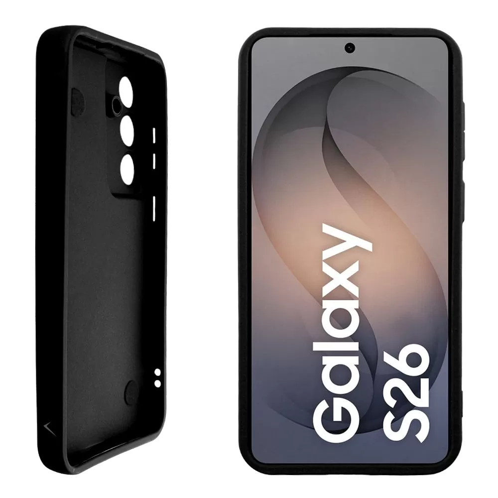 VOLTE-TEL SILICON TPU WITH STRAP ΘΗΚΗ SAMSUNG S26 5G 6.3in  FULL CAMERA PROTECTION BLACK WITH BLACK BUTTERFLIES - Image 4