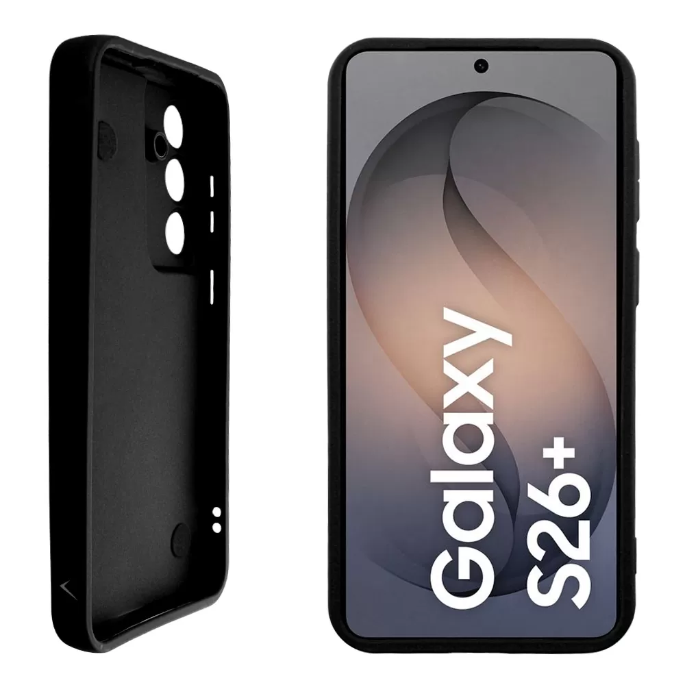 VOLTE-TEL SILICON TPU WITH STRAP ΘΗΚΗ SAMSUNG S26 PLUS 5G 6.7in  FULL CAMERA PROTECTION BLACK WITH BLACK BUTTERFLIES - Image 4