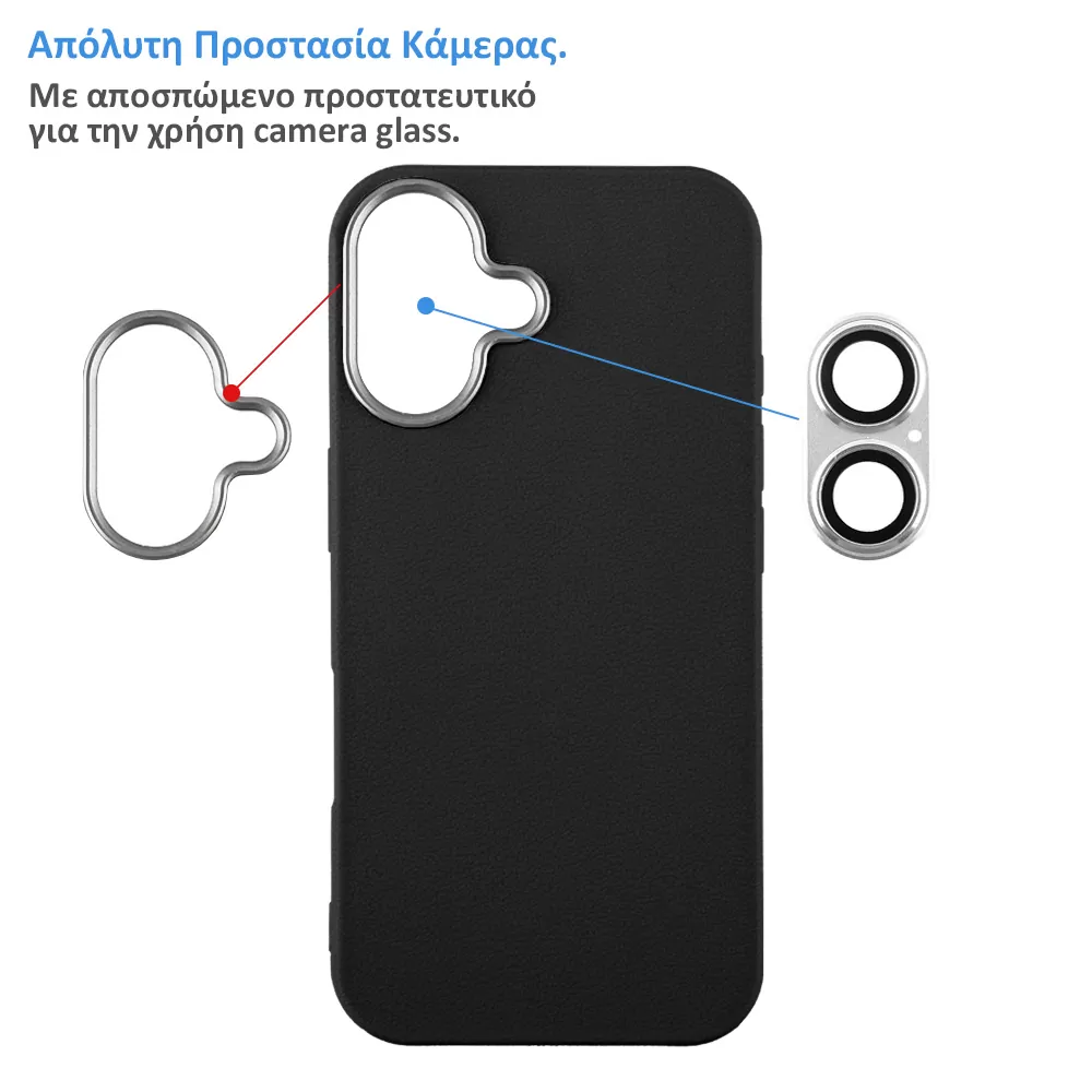 LIME ΘΗΚΗ SAMSUNG S26 EDGE 5G 6.66" FLEXISNAP TPU CAMERA GUARD BLACK - Image 3