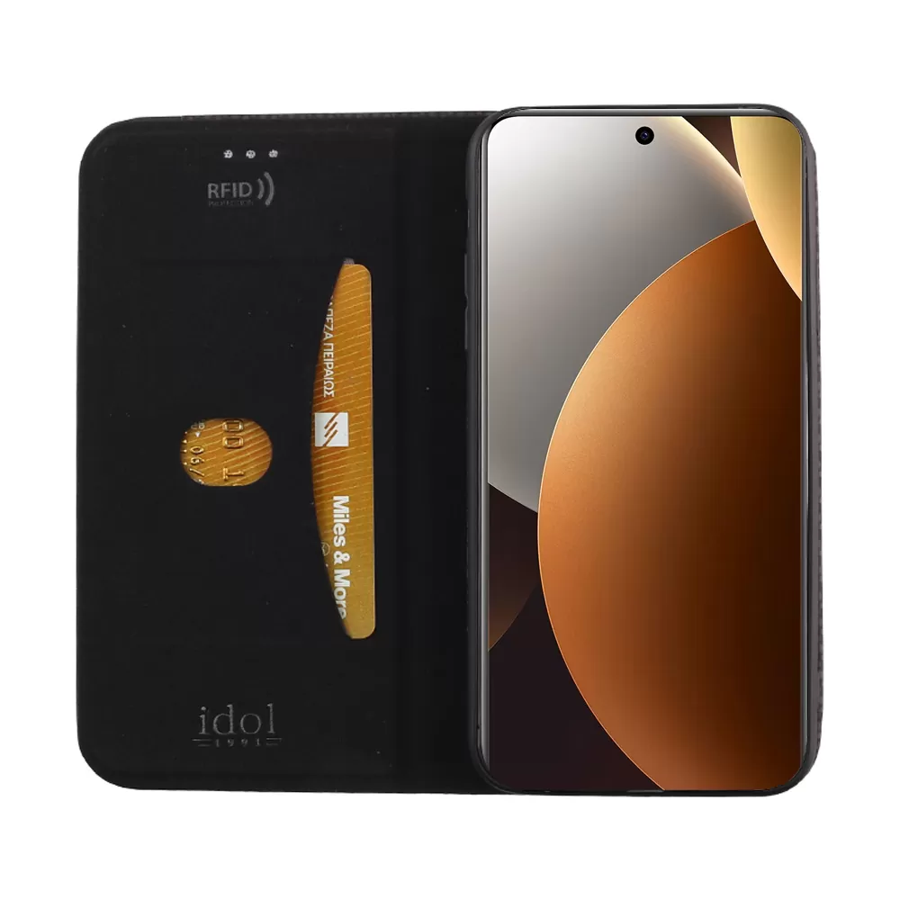 IDOL 1991 ELITE ΘΗΚΗ XIAOMI REDMI NOTE 15 PRO 5G 6.83in  ANTI-RFID BOOK STAND BLACK - Image 7