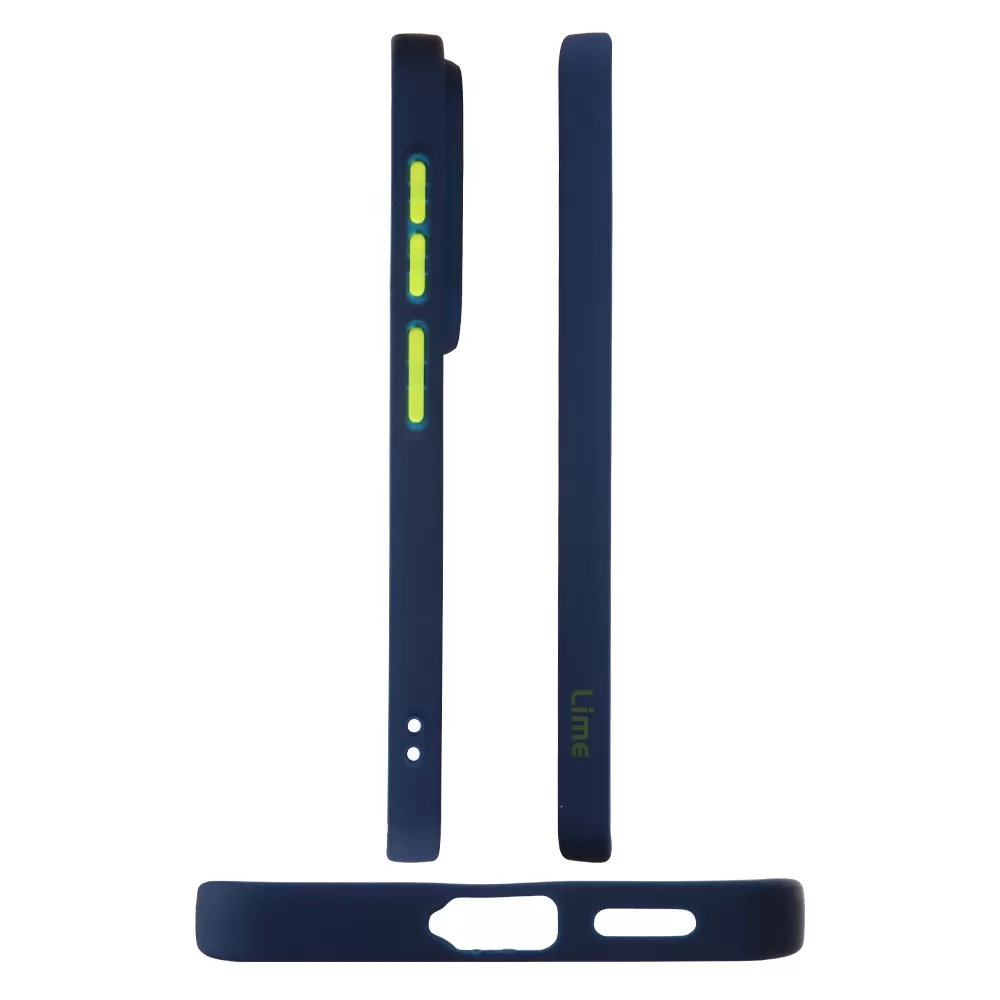 LIME HARDSHELL FUSION ΘΗΚΗ SAMSUNG S26 5G 6.3in  FULL CAMERA PROTECTION BLUE WITH YELLOW KEYS - Image 5