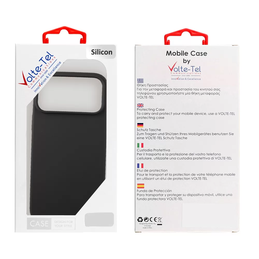 VOLTE-TEL SILICON TPU ΘΗΚΗ SAMSUNG S26 EDGE 5G 6.66in CAMERA GUARD BLACK - Image 2